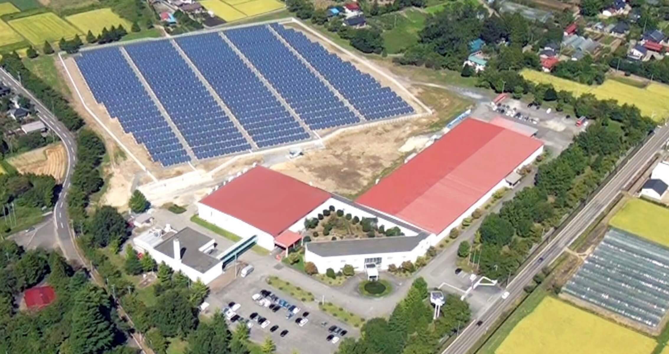 岩通泉崎メガソーラー発電所 | 泉崎工場 | 岩崎通信機株式会社　福島事業所