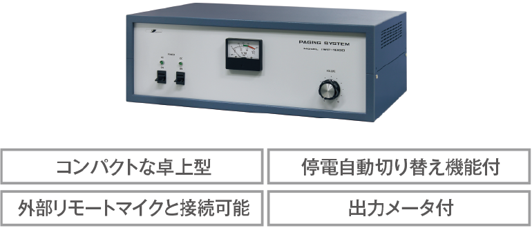 卓上型主装置　IWP-1000（50W）イメージ