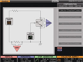 Graphical configuration screen